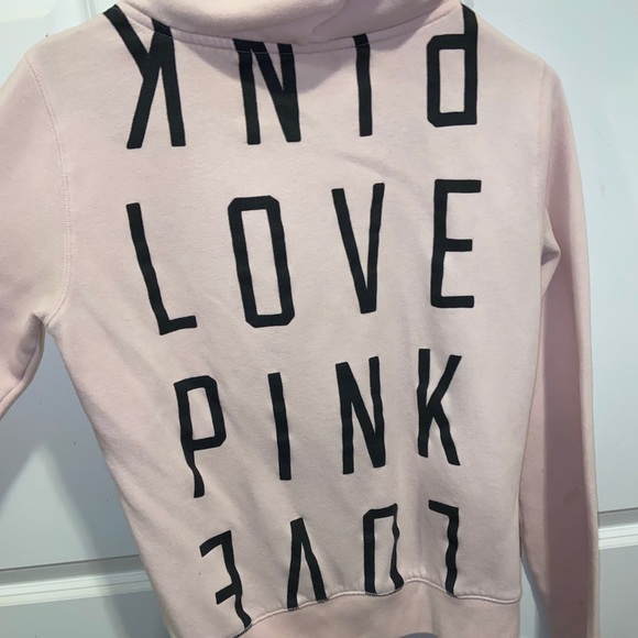 Baby pink Victoria secret zip up - Picture 4 of 4
